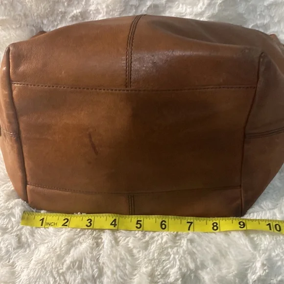 KOOBA  Large Brown Leather Tote bag with wide woven strap handle - Picture 11 of 16